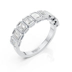 Emerald Cut Diamond Stackable Ring