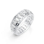 Emerald Cut Eternity Band