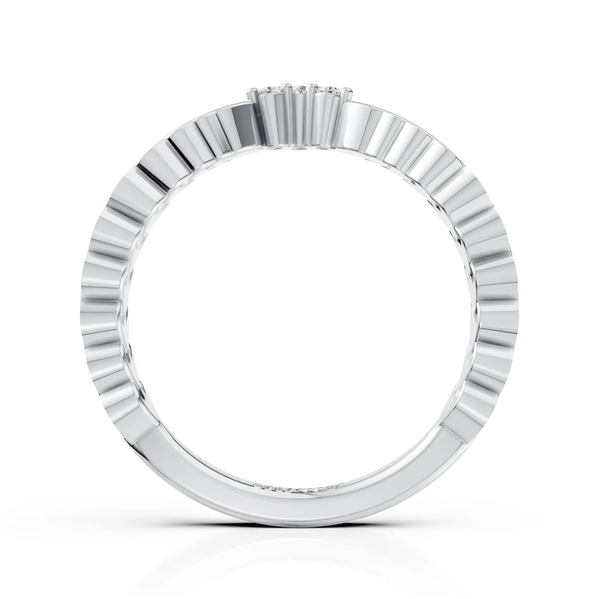 Diamond Laurel Leaf Ring