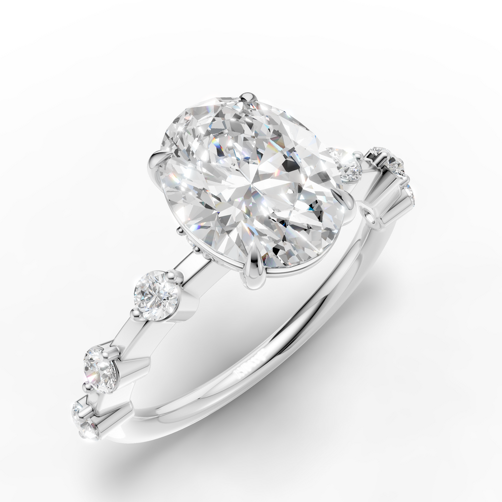 Oval Solitaire Ring