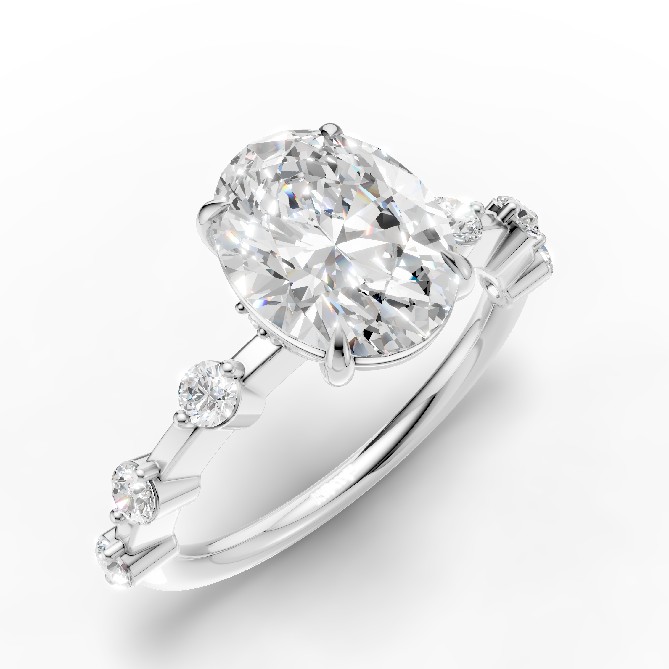 Oval Solitaire Ring