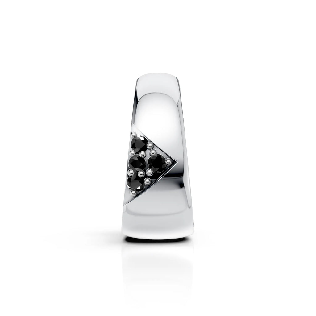 Black Vertex Hoop