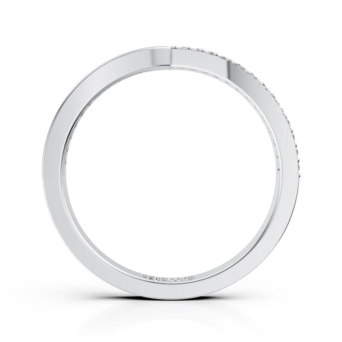 Minimalist V Shape Diamond Ring