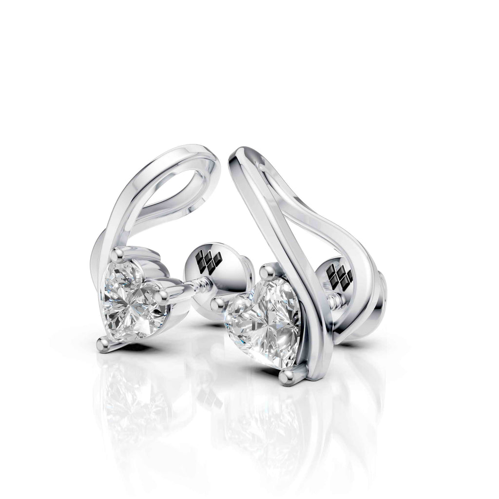 Celeste Heart Earring (1 Pair)