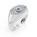 Evil Eye Signet Ring