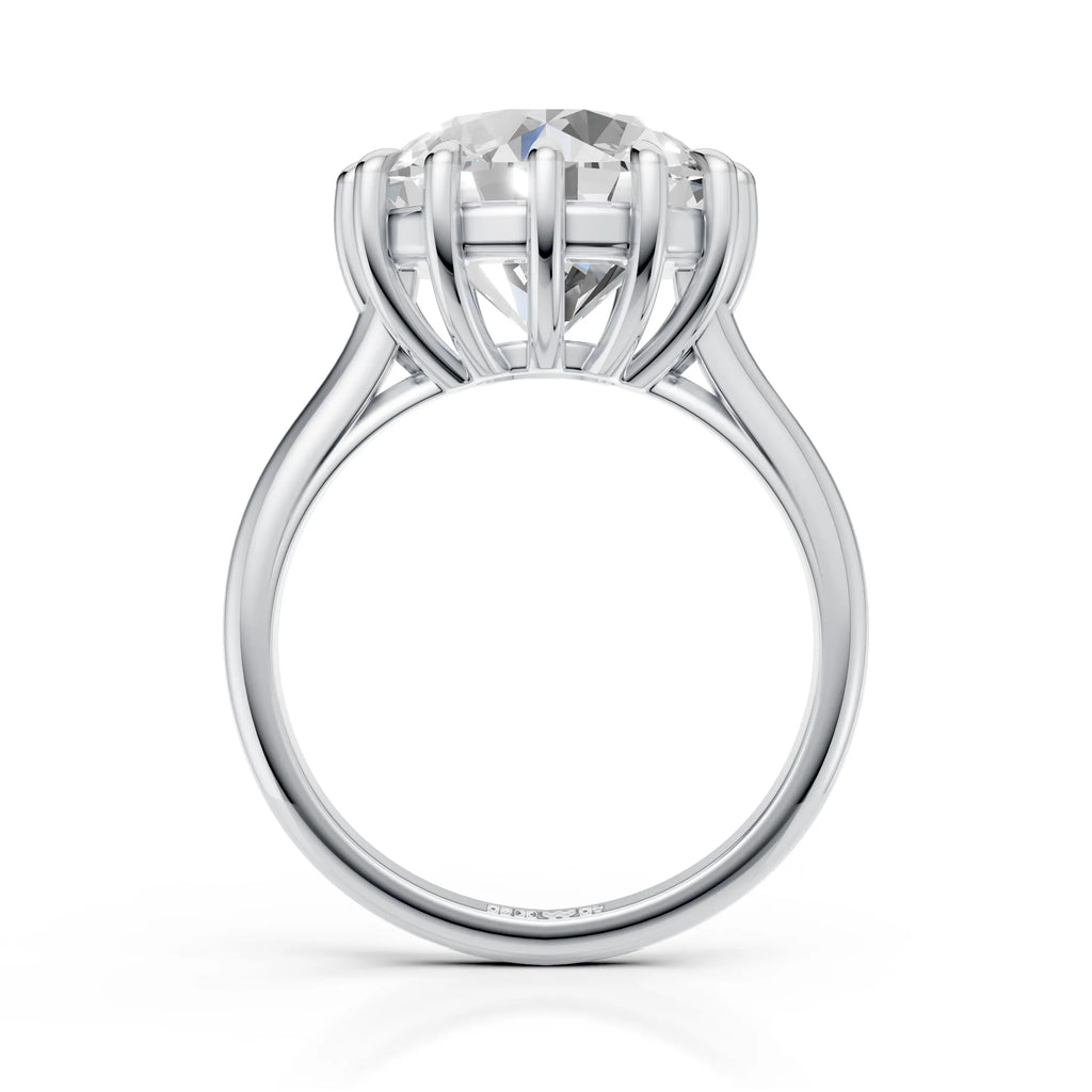 Royal Crown Solitaire Diamond Ring