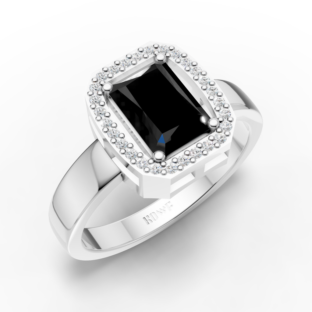 Black Stone Ring