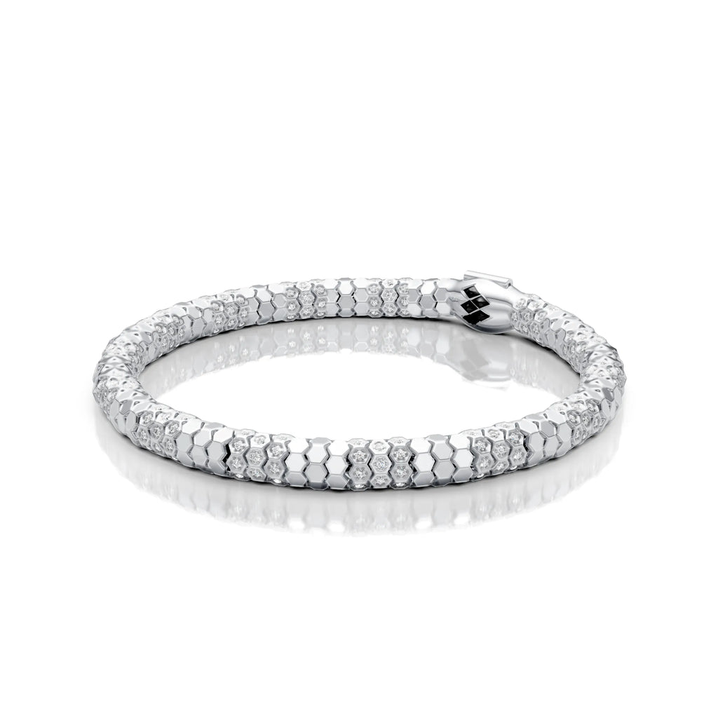 Round Diamond Rope Bracelet