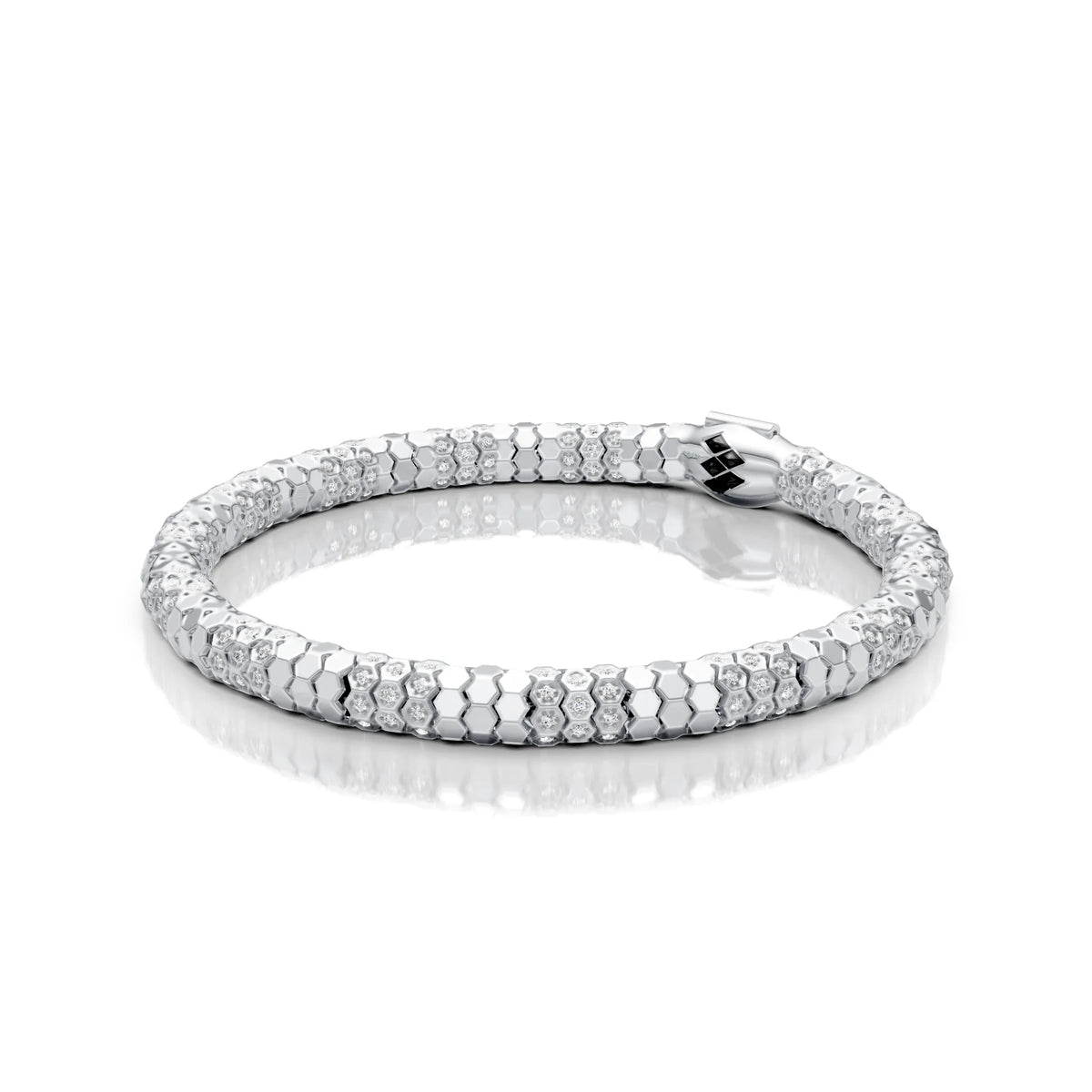 Round Diamond Rope Bracelet