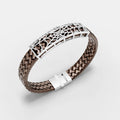 Spider Frame Leather Belt
