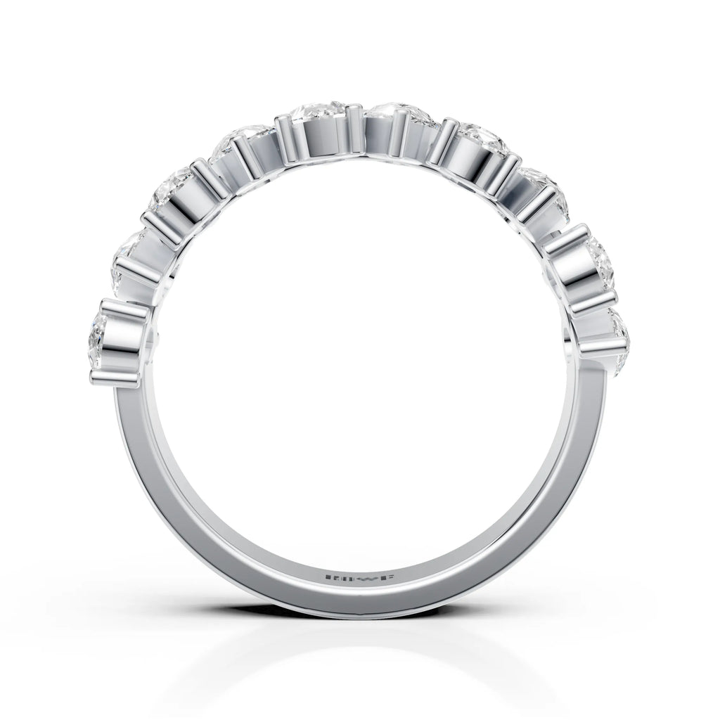Pear-Cut Eternity Band Ring
