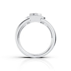 Modern Orbit Solitaire Men's Ring