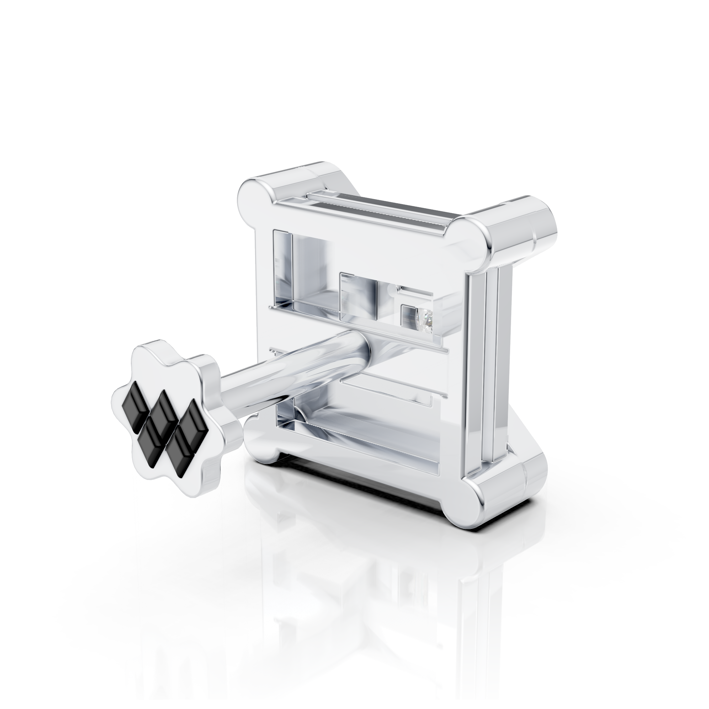 Princess Cut Diamond Frame Stud (1 PC)