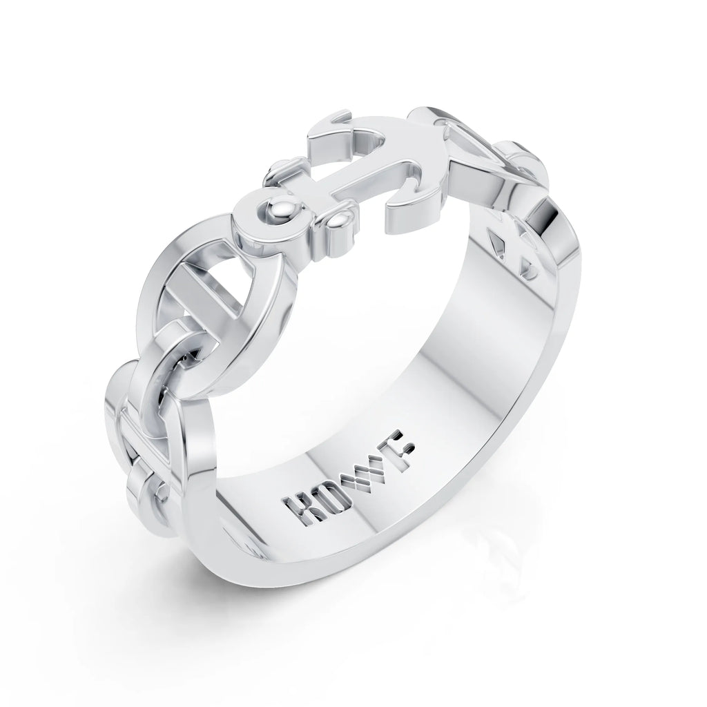 Luxury Anchor Link Ring