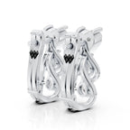 Eternal Heart Hoops (1 Pair)