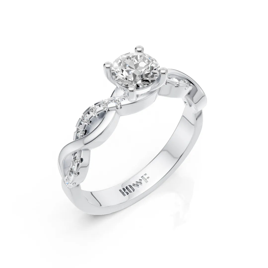Timeless Sparkle with a Modern Touch Ring