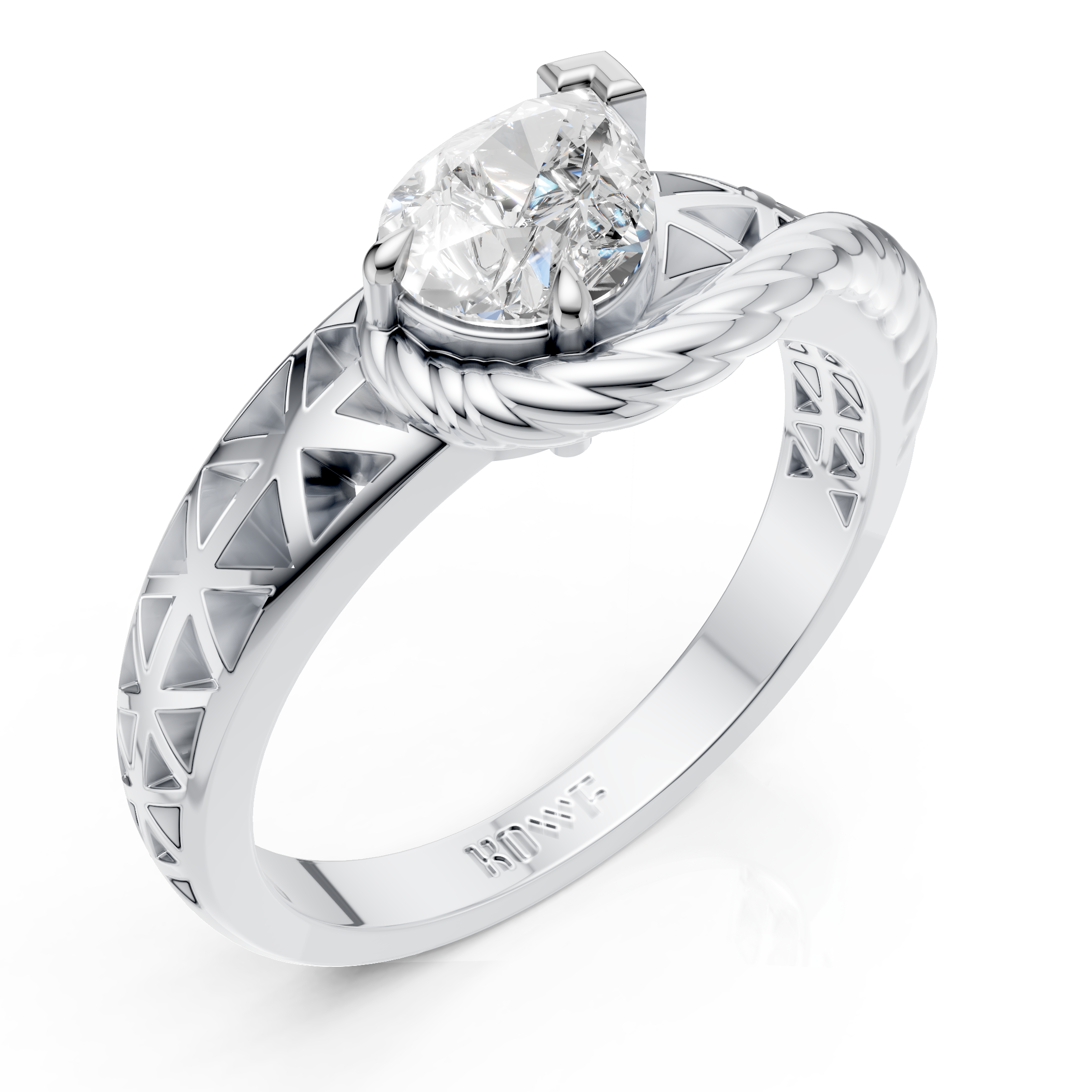Pear Fusion Ring