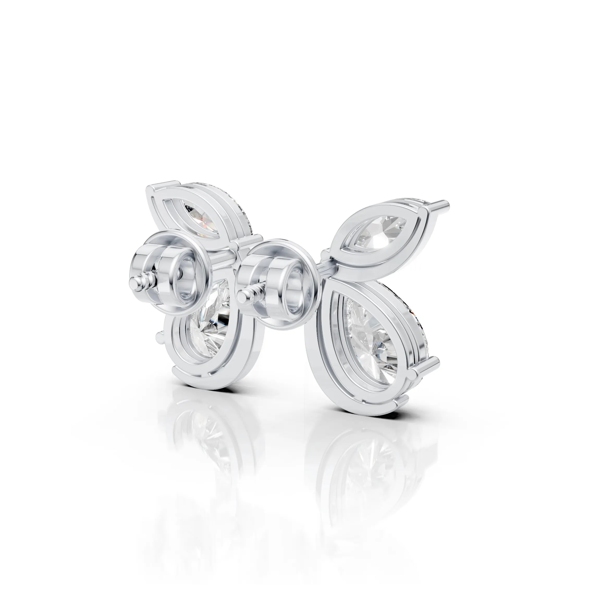 Twin Tear Earrings (1 Pair)