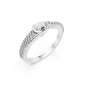 Twisted Solitaire Ring
