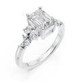Emerald Cluste Ring