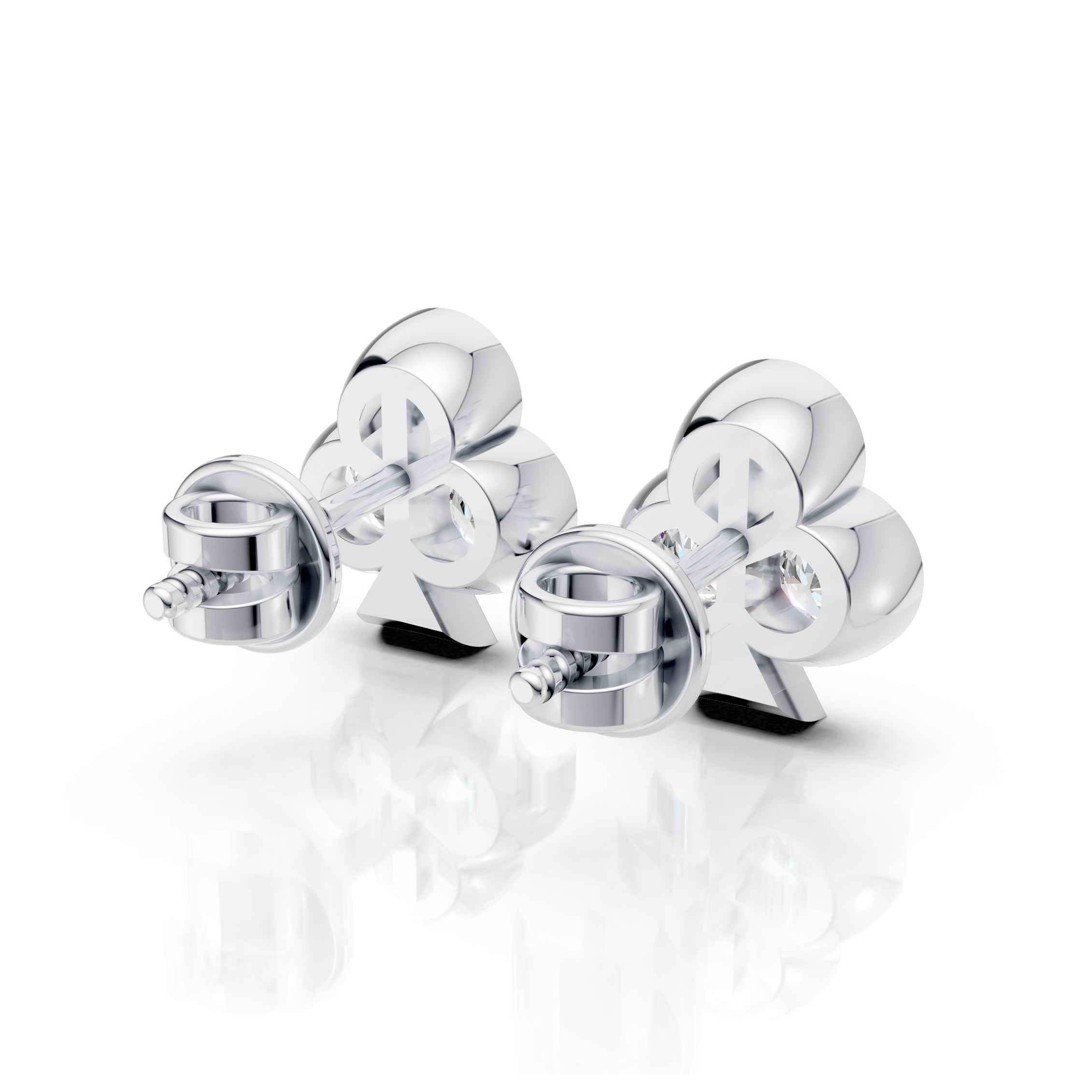 Trinity Trillion Earrings (1 Pair)