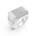 Diamond Grid Ring