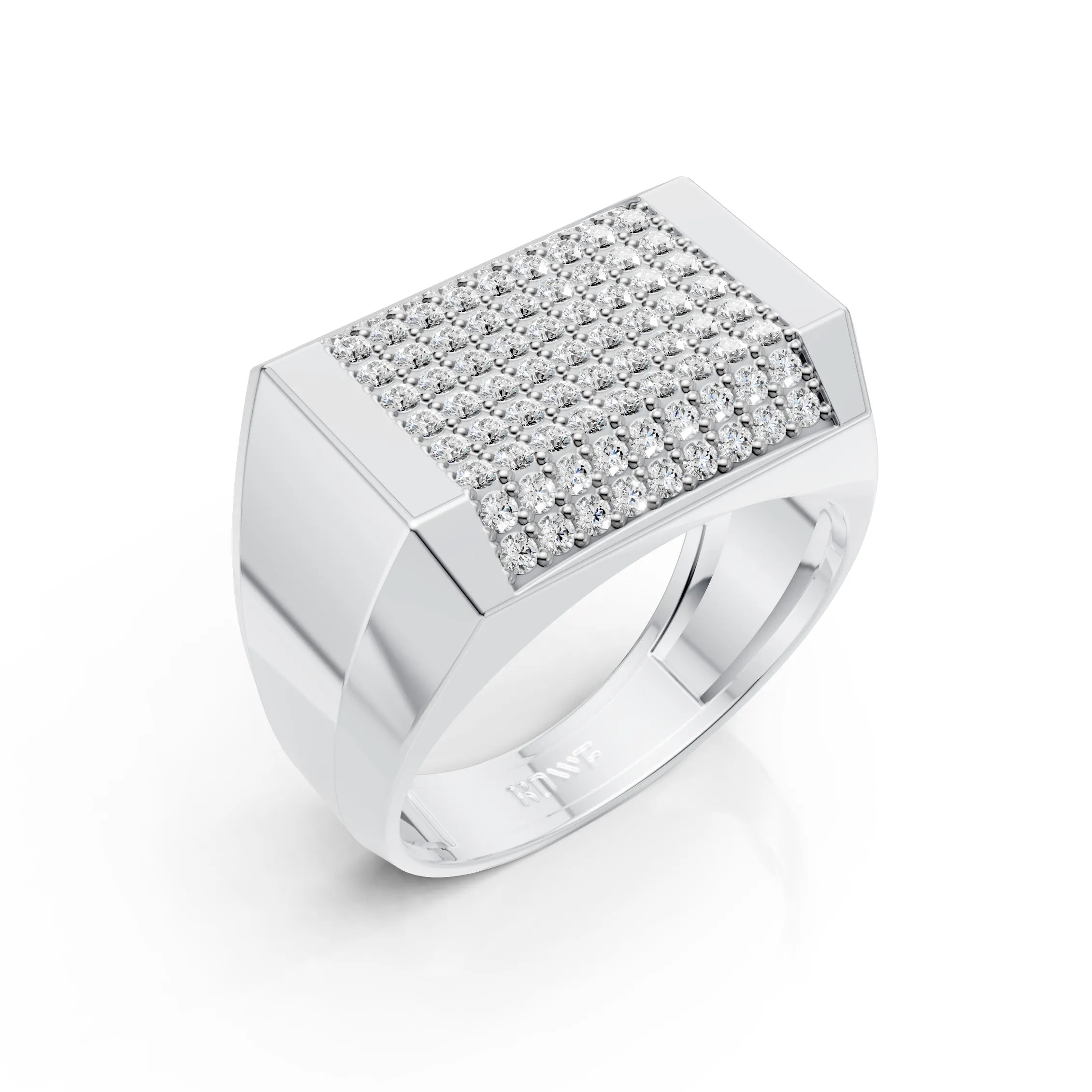 Diamond Grid Ring