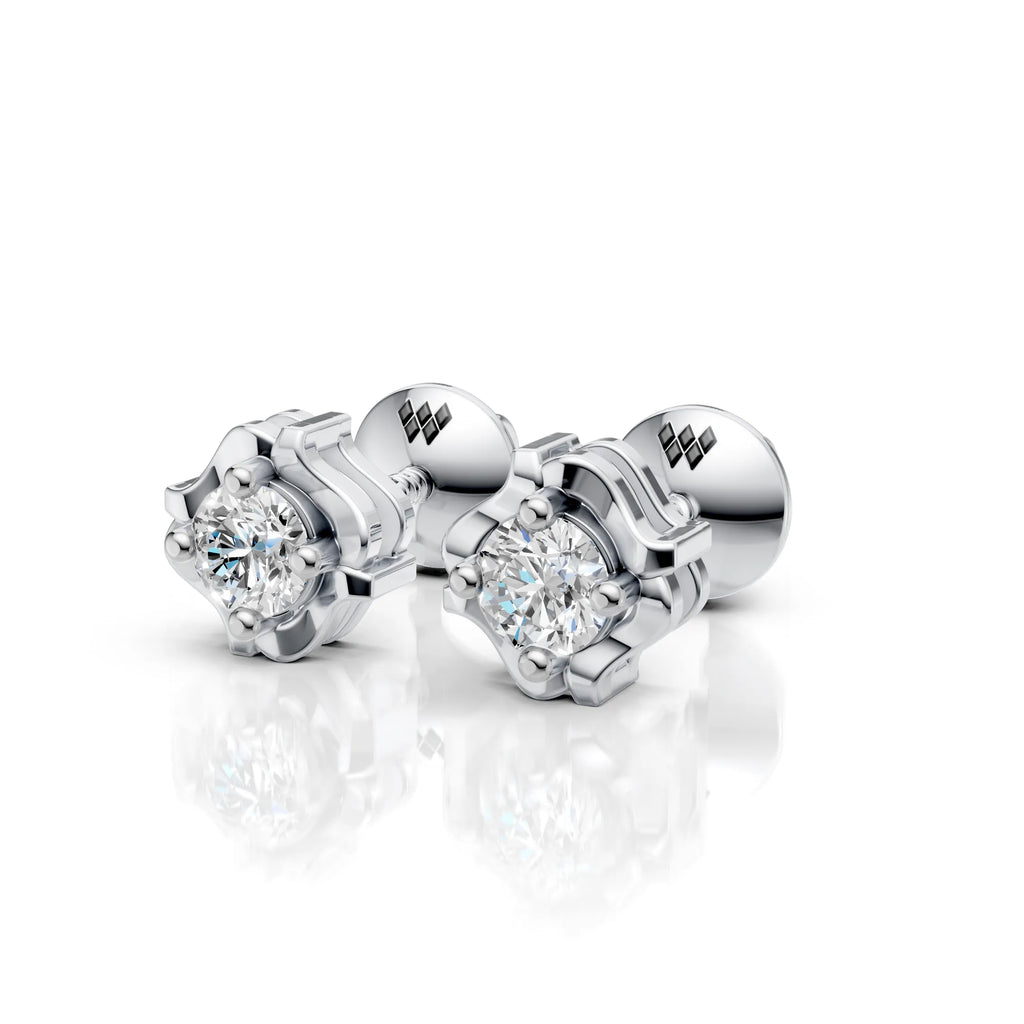 Blossom Solitaire Studs