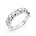 Pear-Cut Eternity Band Ring