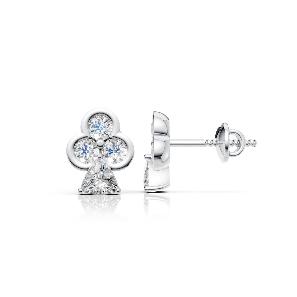 Trinity Trillion Earrings (1 Pair)