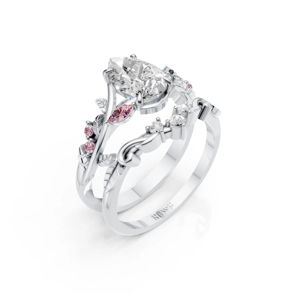 Whispering Leaves Ring Set