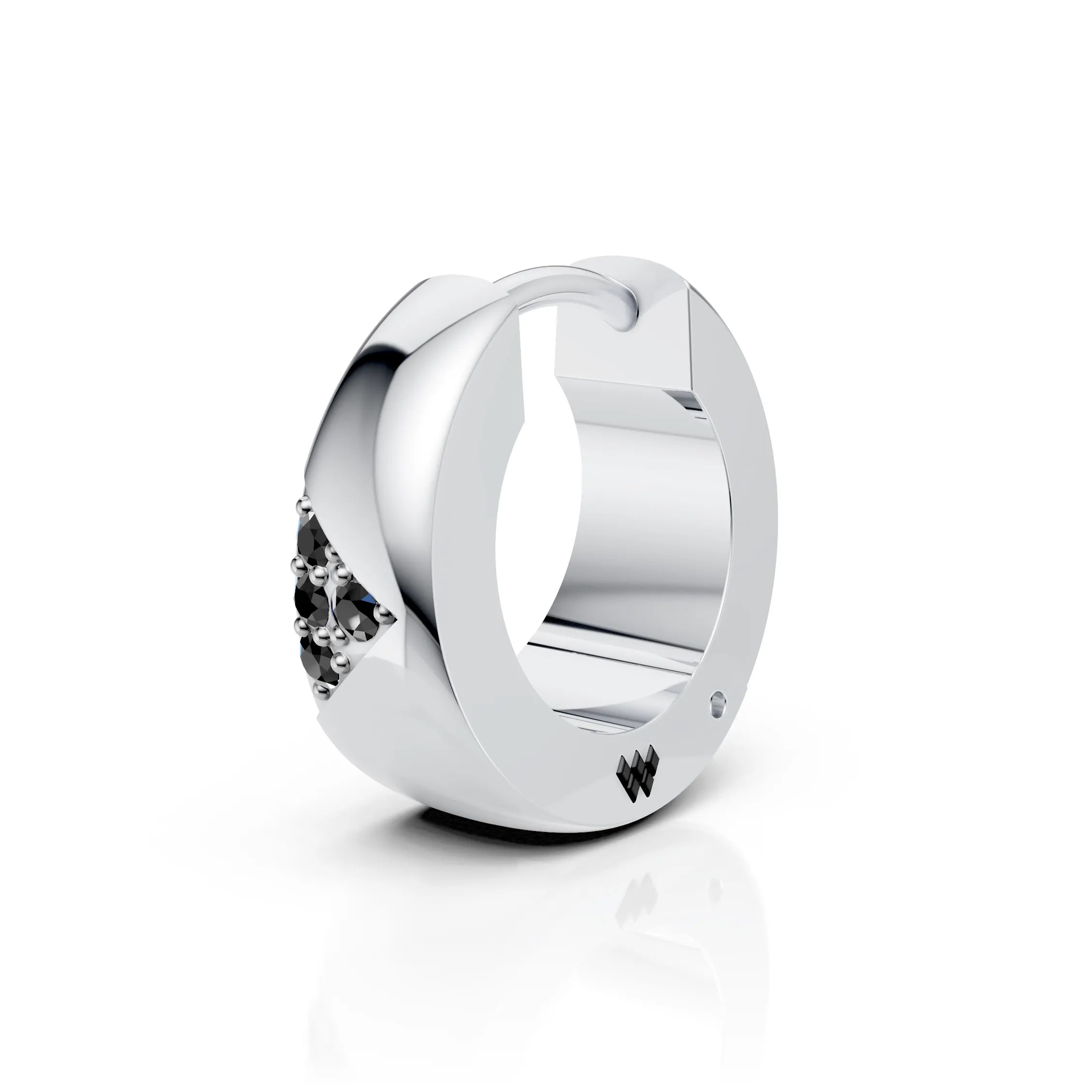Black Vertex Hoop