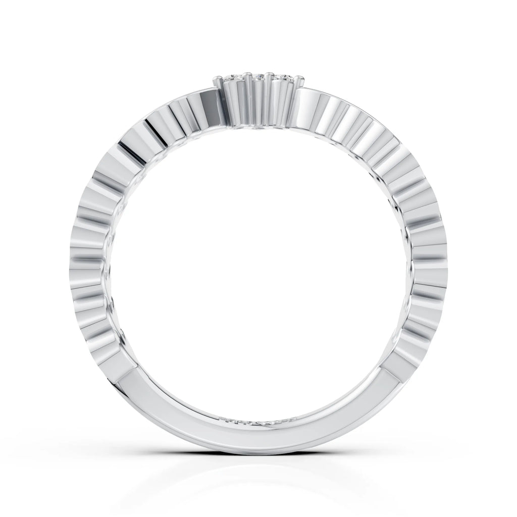 Diamond Laurel Leaf Ring