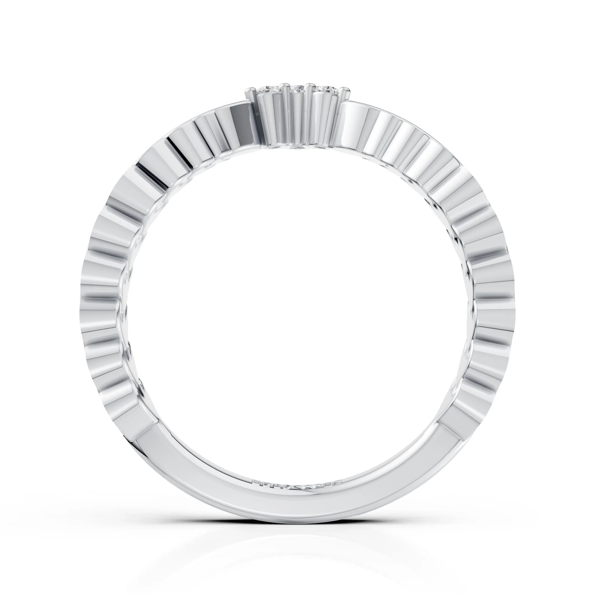Diamond Laurel Leaf Ring