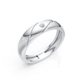 Round Solitaire Band Ring