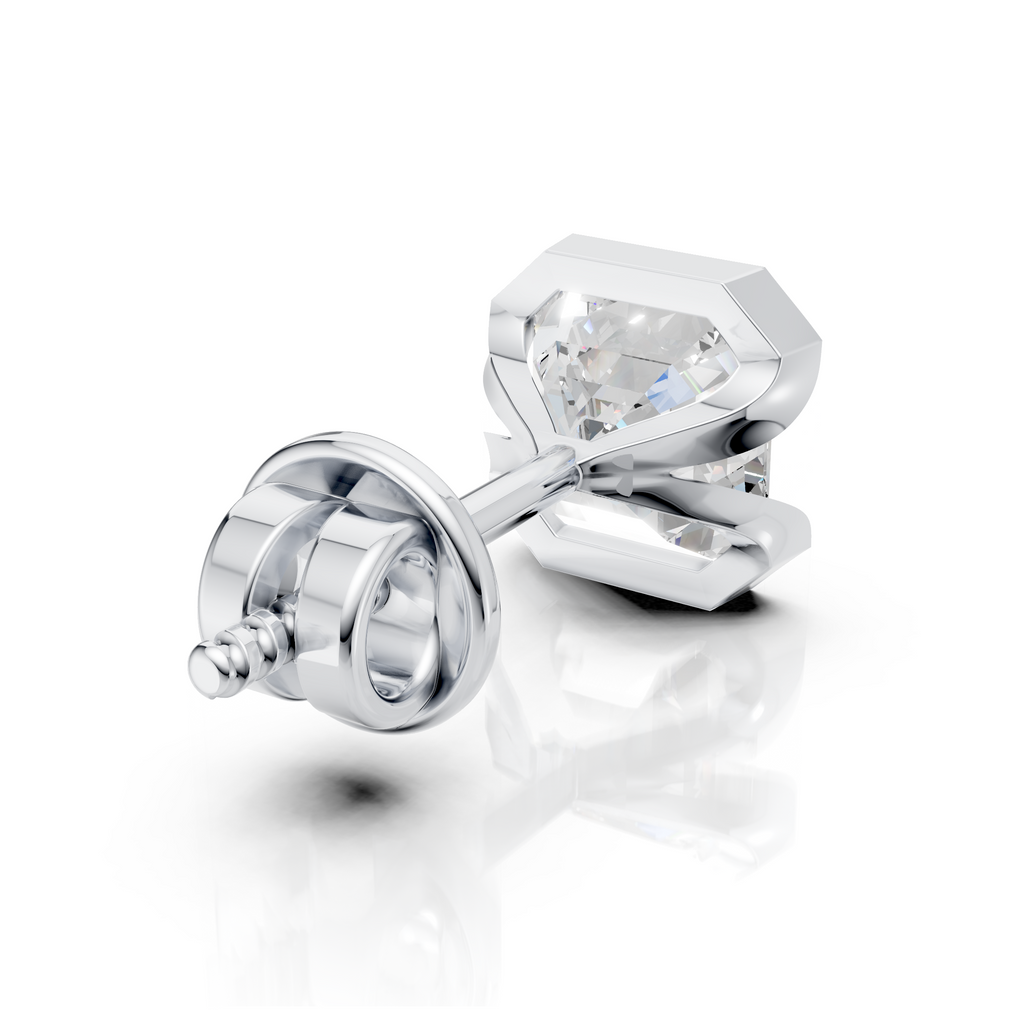 Asscher Vault Earring (1 PC)