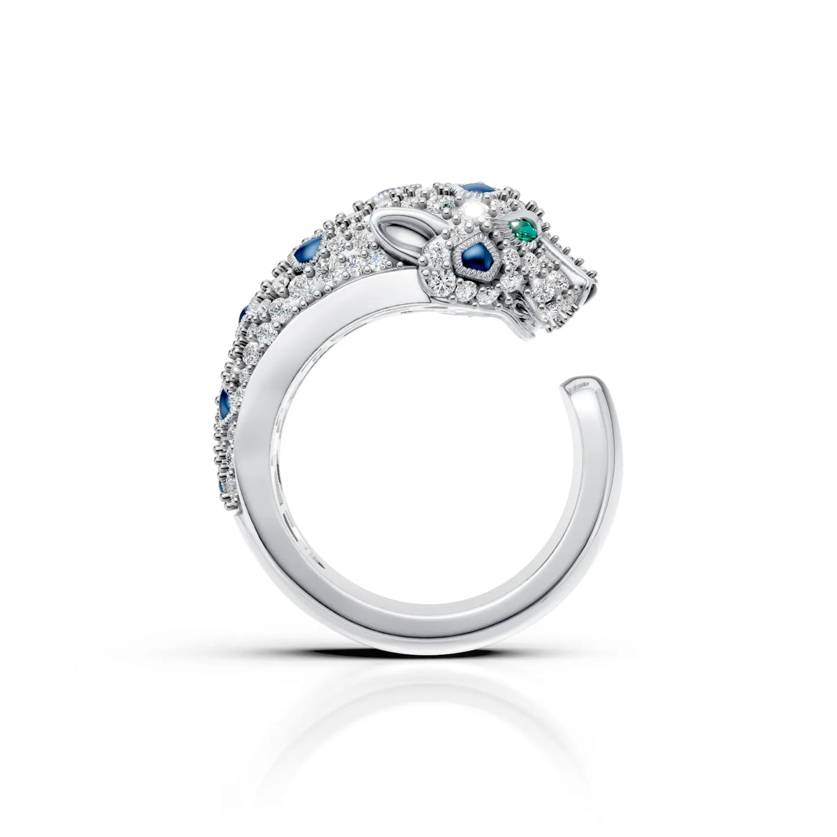 Royal Panther Diamond Ring