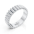 Luxury Ribbed Eternity Band