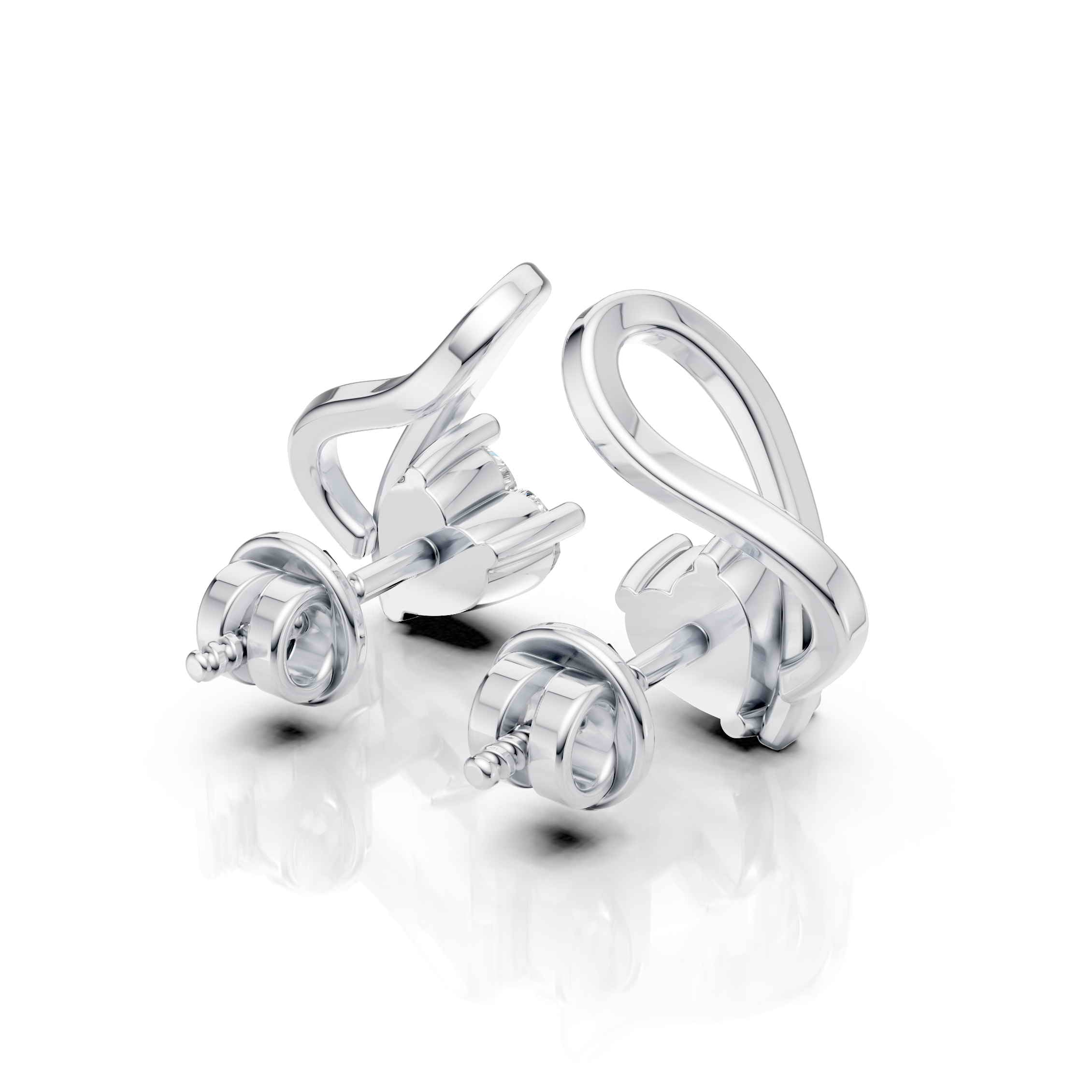 Celeste Heart Earring (1 Pair)
