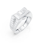 Architectural Gold Signet Ring