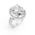 Oval Cut Diamond Statement Ring