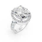 Oval Cut Diamond Statement Ring