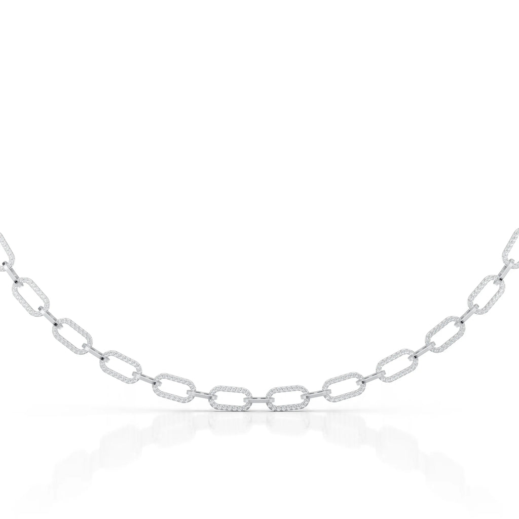 Pavé Open Link Chain