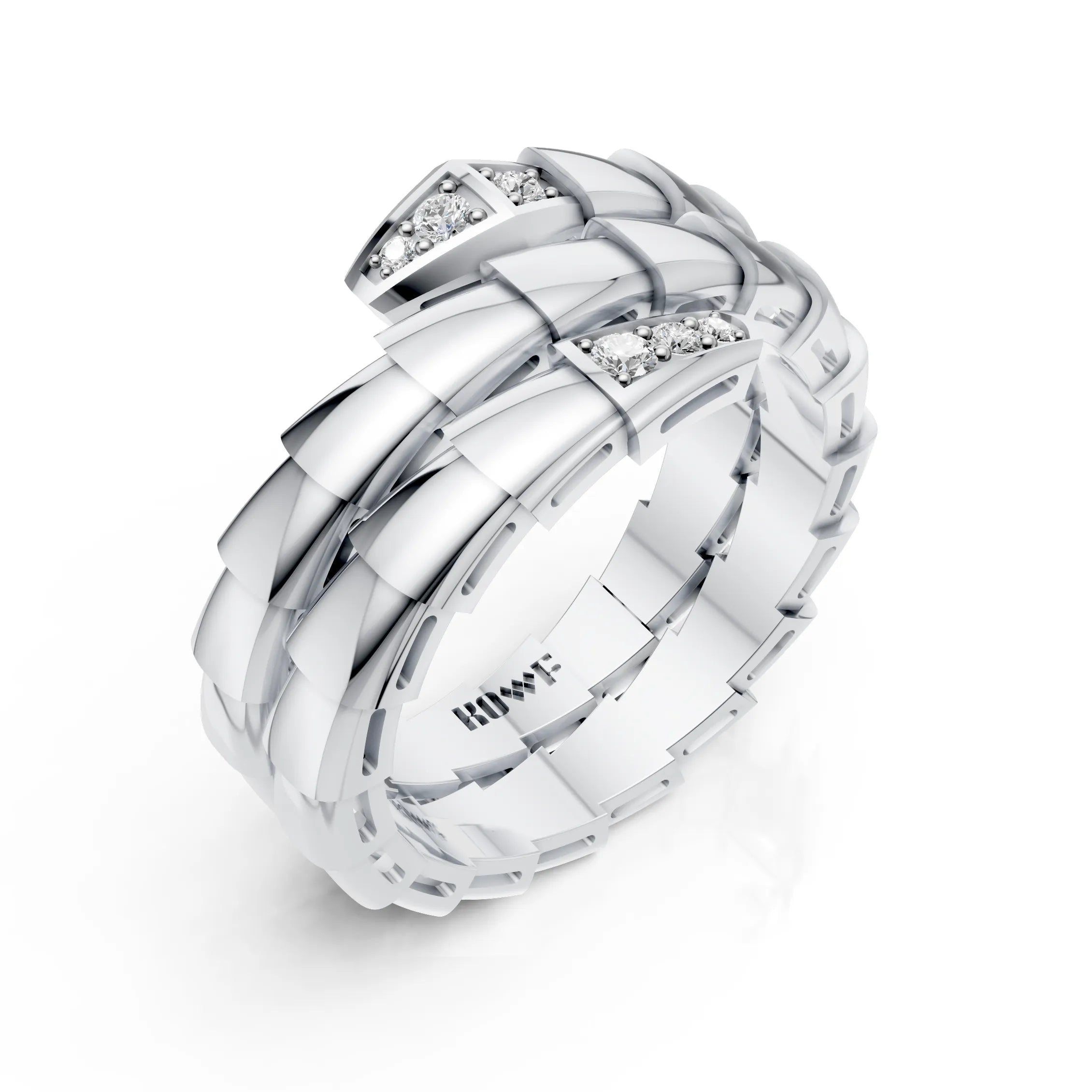 Titan Braid Diamond Ring