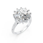 Royal Crown Solitaire Diamond Ring