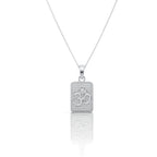 Om Pendant – Rectangular Spiritual Charm