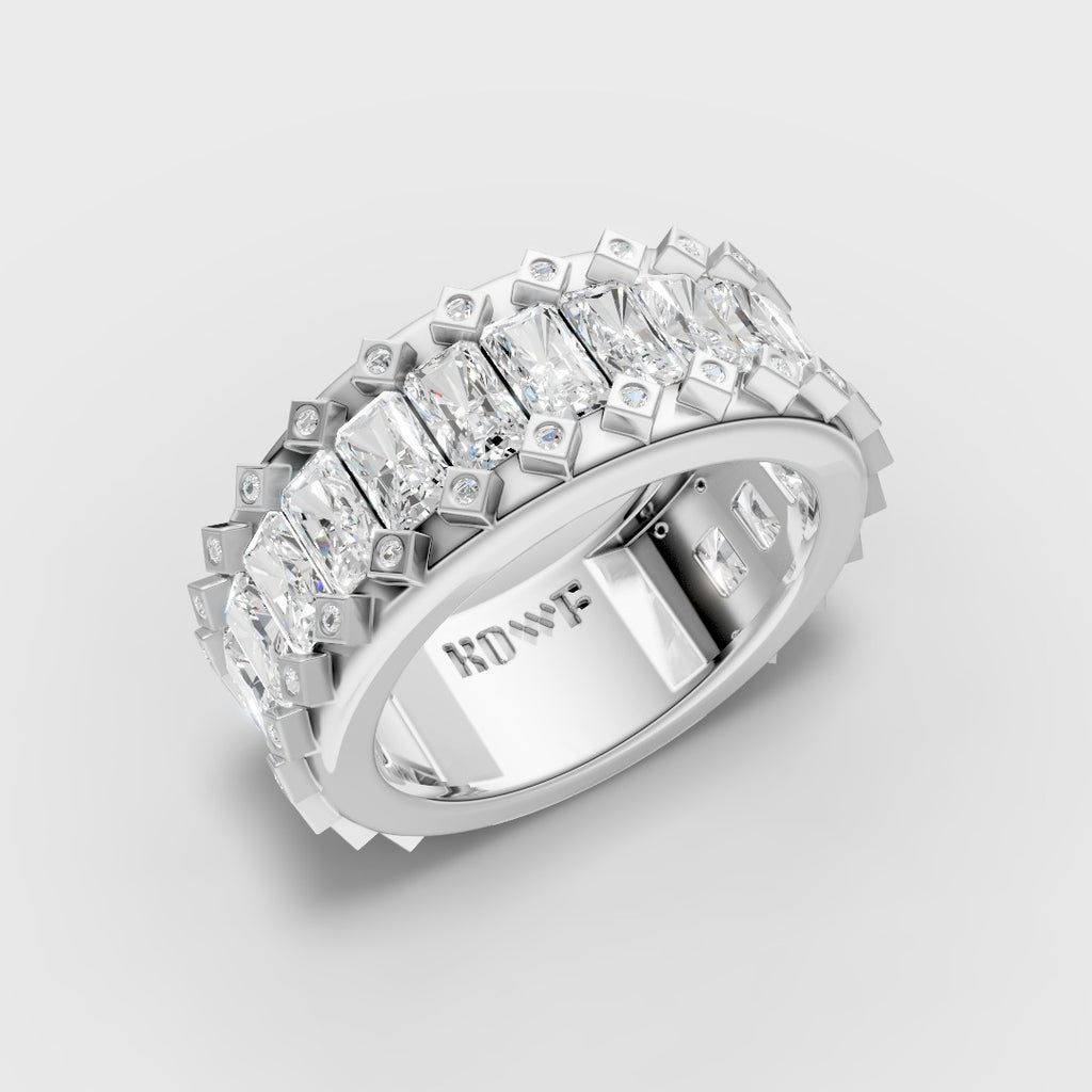 Radiant Shape Band Ring