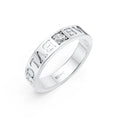 Custom Letter Diamond Ring