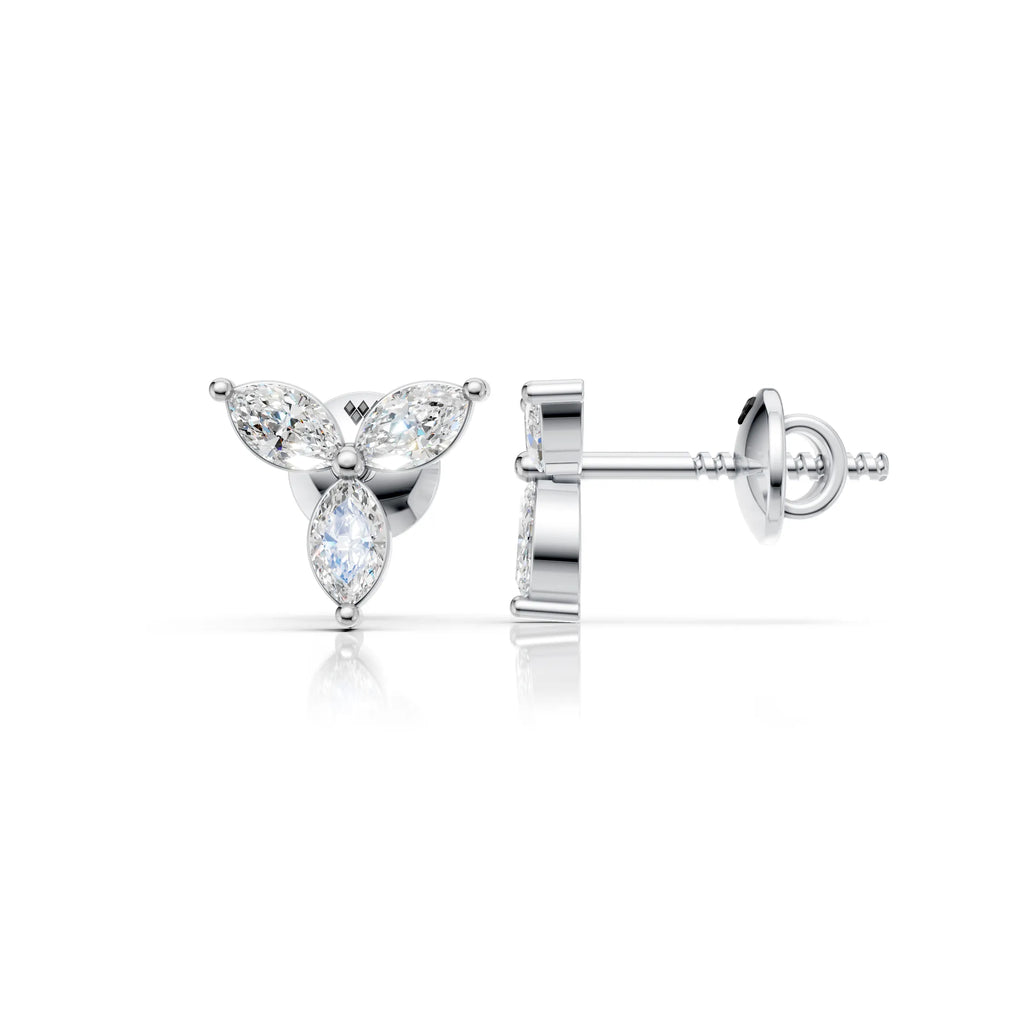 Royal Marquise Trio Earrings (1 Pair)