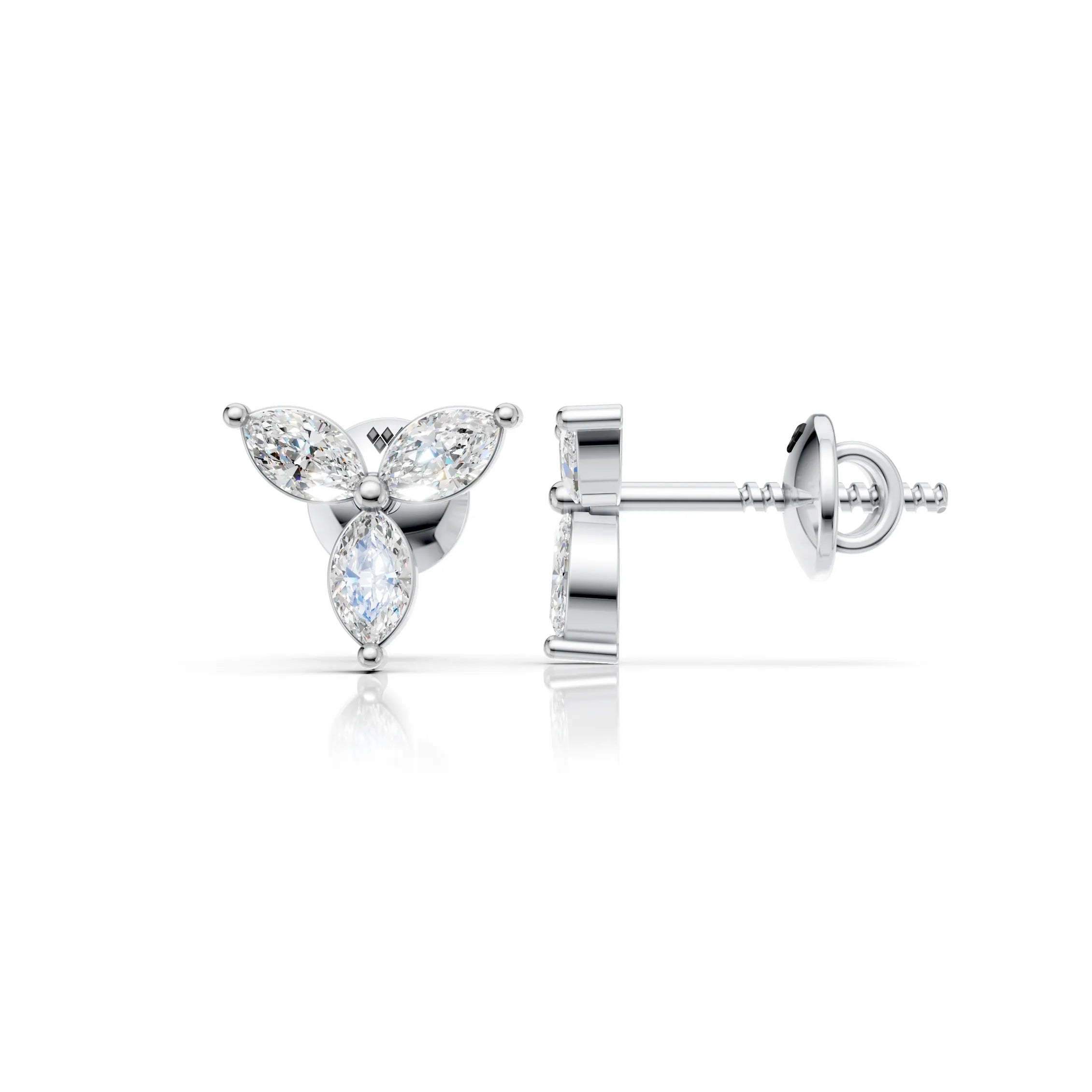 Royal Marquise Trio Earrings (1 Pair)